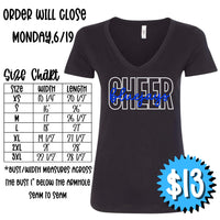 Cheer Shirt - Parade Bluejay Cheer shirts - JCHS